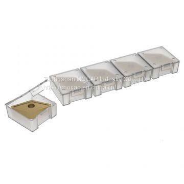 Plastic Packaging Box for Carbide Inserts With Quick Press Closure of Lid Insert Box IB photo-2
