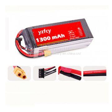 Original High Quality 3S 11.1V 1300MAH 30C Battery with T Plug for Car Airplane Boats Helicopter