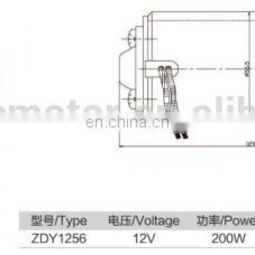 Pump Motor Hydraulic 12V 200W DC Motor photo-5