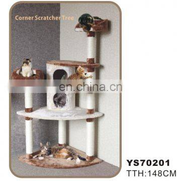 Manufacture Sale Customized Indoor Wooden Cat House,Cat Tree
