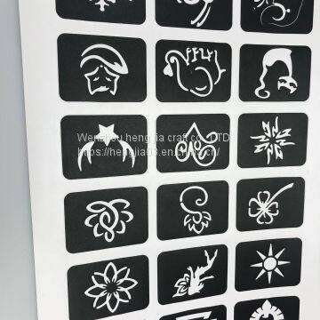 Waterproof Temporary Tattoo Sticker Black Disposable Hand Arm Girl Boy Body Sticker Tattoo Stencil For Tattoo Ink photo-3