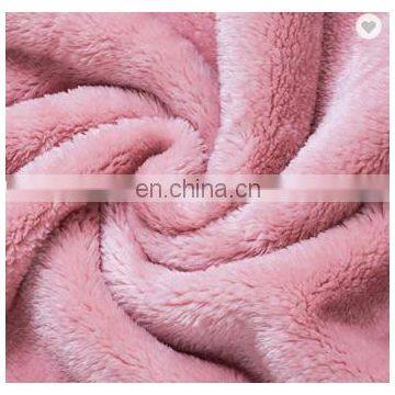 100% Polyester 400gsm High Pile Flannel Blanket Two Sides Brushed Cozy Fleece Throw photo-2