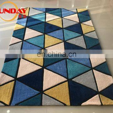 Chinese Polyester Hand Tufted Carpet Rugs New Design