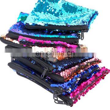 Sequin Coin Purse Mermaid Patchwork Shiny Female Women Girl Wallet 9Styles photo-2