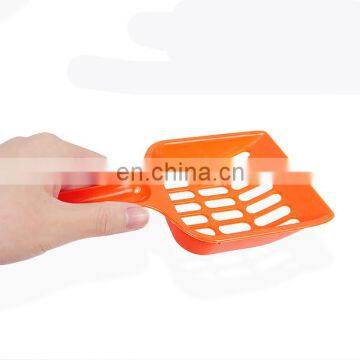 Pet Plastic Cat Litter Shovel Candy-colored Perforated Grid Tofu Small Shovel Feces Clean Shovel photo-2