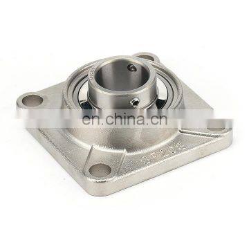 UCF type UCF207 pillow block bearing F207 stainless steel 4-bolt square housing with insert bearing UC207