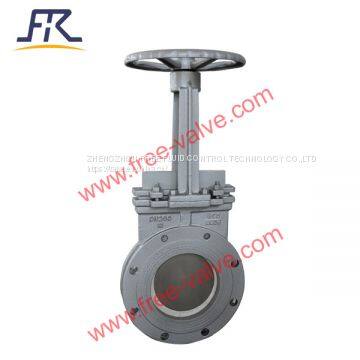 Ceramic Slurry Discharging Gate Valve for Coal Washing Plant or coal fired station