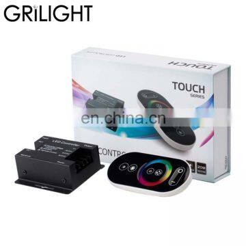 China supplier RF touch panel remote 3ch rgb wifi led controller