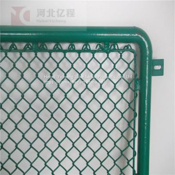 Galvanized or pvc coated used decorative chain link fence for sale