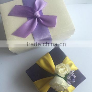 Bulk Lot Colorful Square Jewelry Ring Gift Cardboard Box Case Holder