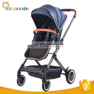 Factory 2 in 1 Aluminum Alloy Frame Foldable Pram Pushchair Stroller photo-3