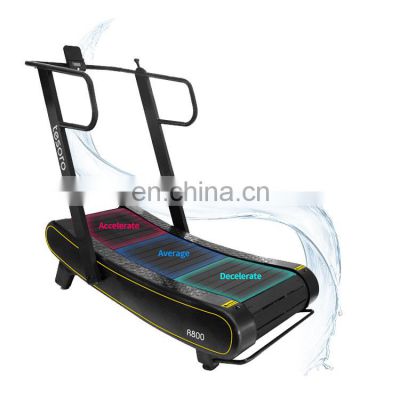 for home and commercial use eco-friendly exercise  equipment Curved treadmill & air runner Fitness Health Running Machine