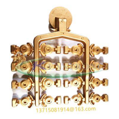 Aluminum Die Casting Golden Anodizing Bracket photo-3