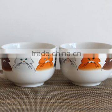 Latte promotional ceramic hot chocolate mugs