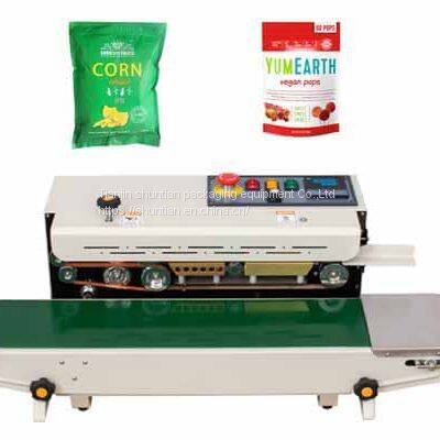 continuous band sealer for powder pouch packing machine