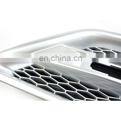 Car front silver chromed side vent fender grille for Land Rover Freelander 2 wheel fender vent mesh LR001658 right LR001660 left