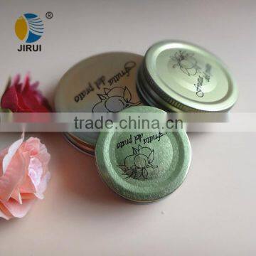 customerized metal caps for glass jars
