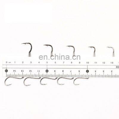 50pcs/box High Carbon Steel Environmental Saltwater Freshwater Fishing Gear Two Extra Barbs Baitholder Fishing Hook photo-4