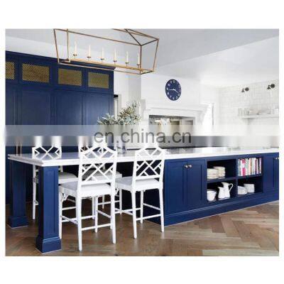 Modern Lacquer Blue Modular Kitchen Cupboard Living Room Cabinet Kitchen Furniture Cabinets Set