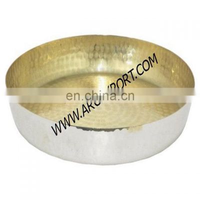 metal white finished decoration tray