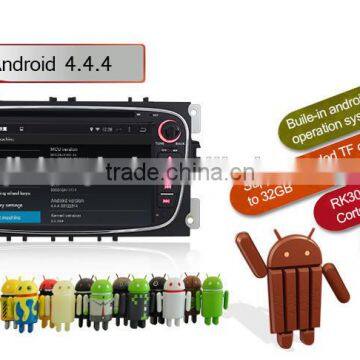 DOUBLE DIN ANDROID 4.4 CAR AUDIO CAR DVD FOR FORD FOCUS MONDEO S-max Kuga With WIFI,BT,SWC,1080P Video Playback,3G Optional photo-3