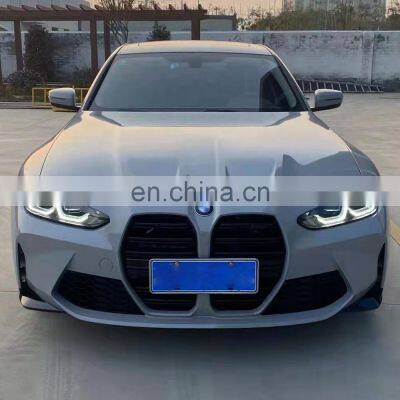 Car accessories parts body kit for BMW 3 series G20 G28 facelift M3 model with grille bumpers rear bumper headlights hood