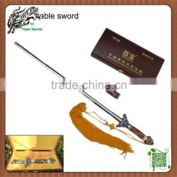 High quality stainless steel martial arts weapons cloisonne extension sword