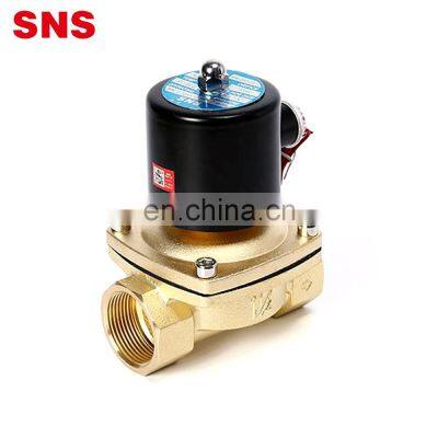 SNS 2W Series Normally Closed Electric 220V 24V 12V Brass Water Solenoid Valve With G/NPT Thread photo-4