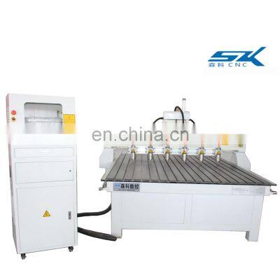 Multi Spindle Six Heads Wood Door Cnc Router/1825 3d Wood Router Cnc Carving Machine/3d Wood Cutting Cnc Machine With Multi Head photo-3