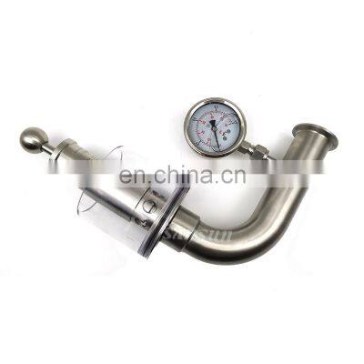 316l Homebrew Sanitary adjustable Spunding Valve Exhaust Valve Air Pressure Release Valve