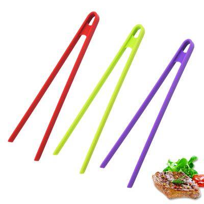 Kitchen Accessories Home and Kitchen Gadgets BBQ Tongs Silicone Bread Clips Serving Food Cooking Silicone Kitchen Tongs photo-4