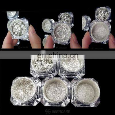 Sephcare best selling super shine mirror silver effect nail art powder