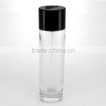 New design 100ml long round glass perfume bottle