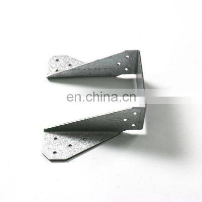 Custom Heavy Duty Wall Mounting Galvanized Metal Angle Bracket For Wood Connecting