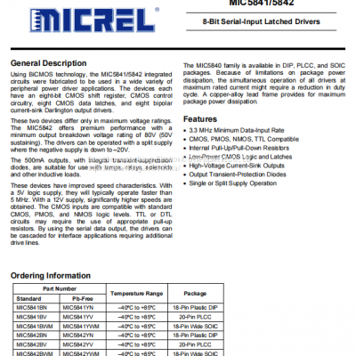 MIC5841YN Power Electronic Switch MICROCHIP Original off the Shelf photo-3