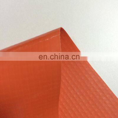 610 gsm tela de poliéster laminada con vinilo resistente al agua y anti-UV de alta resistencia, lona de asfalto fundido por calor laminada con PVC photo-3