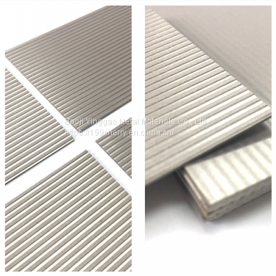 The Microporous Titanium Powder Sintered Corrugated Plate photo-4