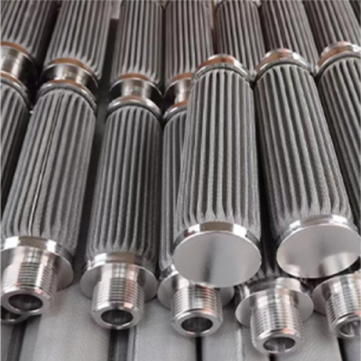 Stainless Steel Pleated Filter for High Dirt Capacity From Toptitech