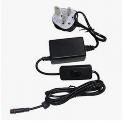 12Vdc 1A Waterproof LED Power Supply with Button Switch