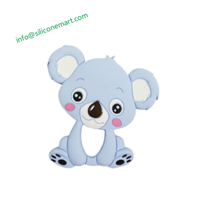 Koala Shape Animal Food Grade Silicone Baby Teethers Silicon Teething Toys from Shenzhen Siliconemart Tech Co.,Ltd.