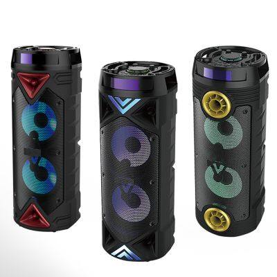 20W Portable OEM Wireless Speakers Big Bass RGB Led Music Player Box Subwoofer APP Control Party Speaker