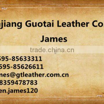 Genuine pu Coated Cow Split Bag Leather photo-6