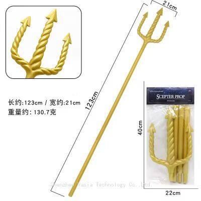 Cosplay Halloween Plastic Weapon Sets - Scythes Axes Tridents for Kids Adults