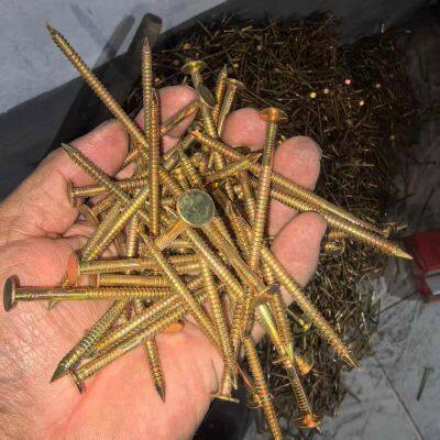 Yellow Zinc Plated Nails With Colored Plastic Cap – Export Wholesale Option photo-4