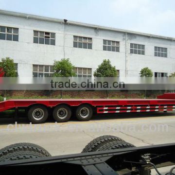 2014 40ft flatbed container semi trailer with FUWA axle lowbed platform