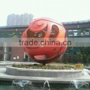 Shengfa stainless steel sphere hollow sculptures of sale metal