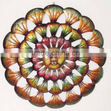 2015 New Sales China Metal Wall Sun Face Wall Decor