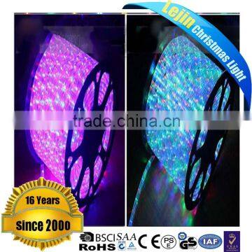 Most reliable supplier blue led rope light 120v Free sample party decoration