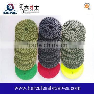 3 steps of stone diamond polishing pad on sale