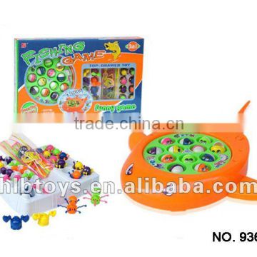 BO fishing game , plastic toy fish